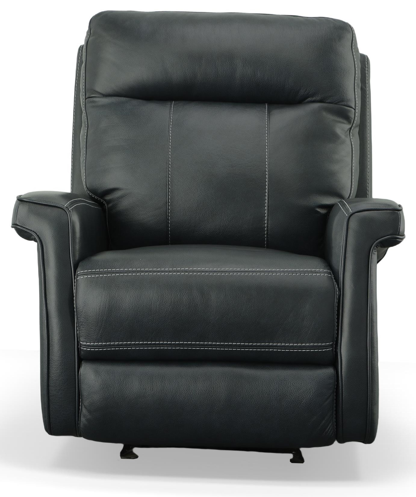 Bassett Club LevelMatthews 3501P9I Power Swivel Glider Recliner in Indigo Esprit Decor Home